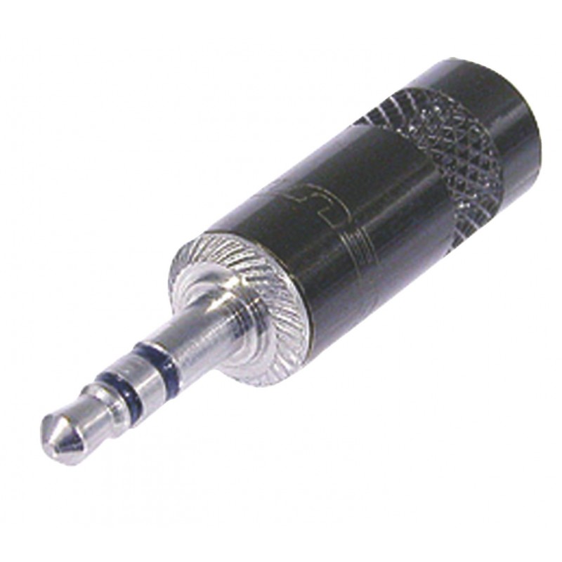 NYS231B Conector de 3.5mm estereo de cable negro